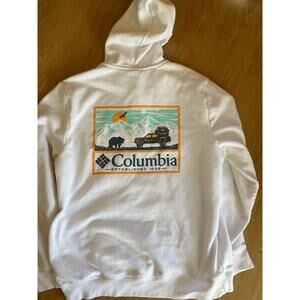 Columbia bright white hoodie